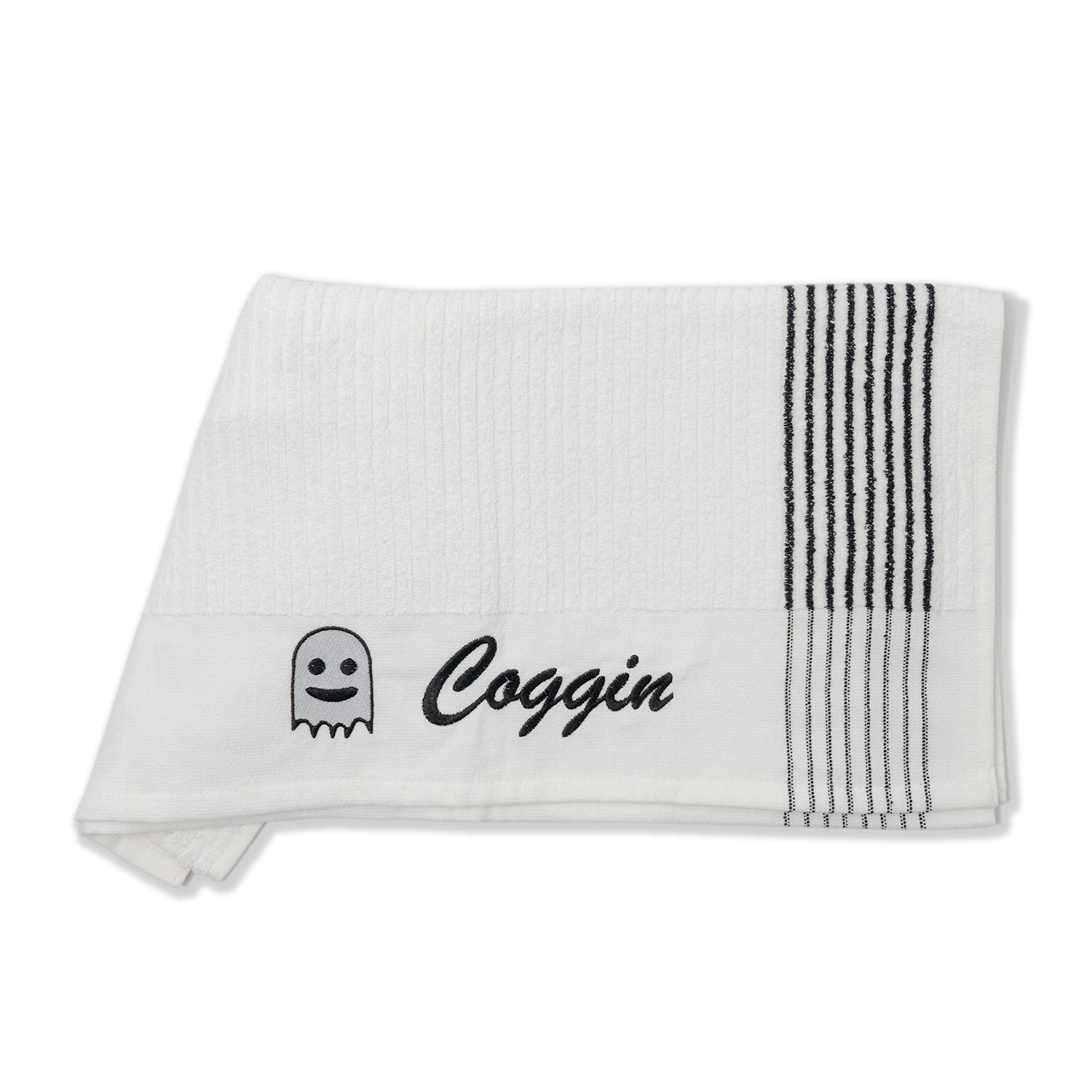 CMD Tour Towel-Black and Silver